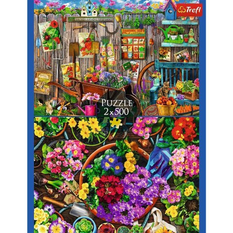 Trefl Puzzle Trefl Prace w ogrodzie 2x500 el. (37529)