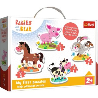 Trefl Puzzle Trefl puzzle baby classic Bobaskowe zwierzątka (36127)