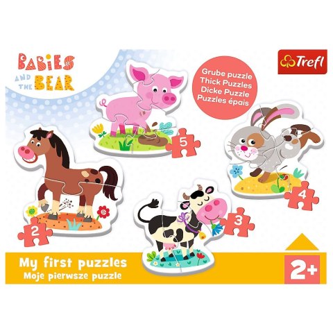 Trefl Puzzle Trefl puzzle baby classic Bobaskowe zwierzątka (36127)