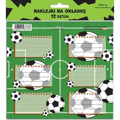 Henry Naklejka na zeszyt 2 Piłka Henry (5905701487776)