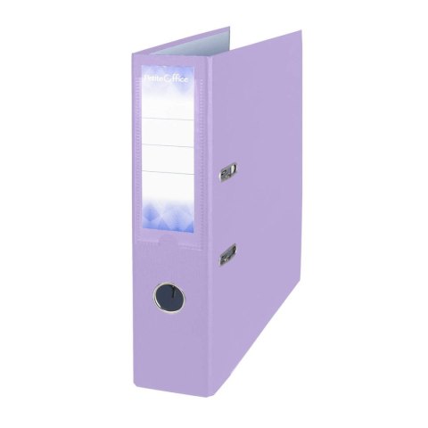 Strigo Segregator dźwigniowy Strigo A4/75 pastelowy fioletowy 5905658854676 PETITTE OFFICE A4 75mm fiolet (PO54676)
