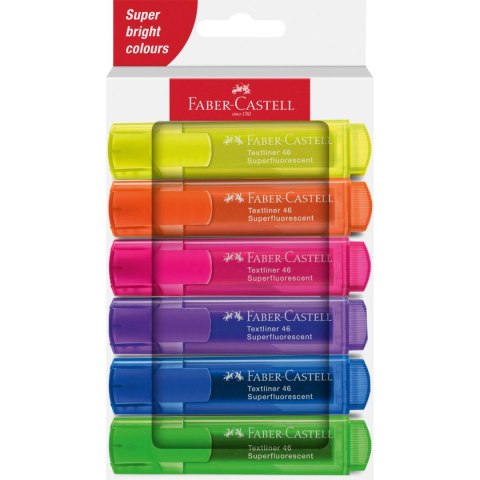 Faber Castell Zakreślacz Faber Castell Neon 1546 6 kol. mix 1,0-5,0mm (254646 FC) Faber Castell Zakreślacz Faber Castell Neon 1546 6 kol. mix 1,0-5,0mm (254646 FC)