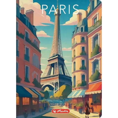 Herlitz Brulion Herlitz Retro City A5 96k. 70g krata (400196840) Herlitz Brulion Herlitz Retro City A5 96k. 70g krata (400196840)