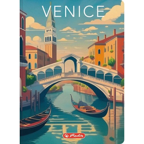 Herlitz Brulion Herlitz Retro City A5 96k. 70g krata (400196840) Herlitz Brulion Herlitz Retro City A5 96k. 70g krata (400196840)