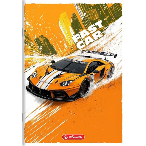 Herlitz Zeszyt Herlitz Fast Car A5 16k. 70g krata (400196833)