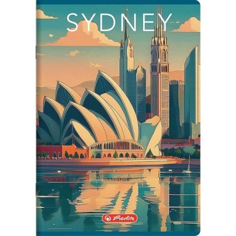 Herlitz Zeszyt Herlitz Retro City A4 96k. 70g linia (400196849) Herlitz Zeszyt Herlitz Retro City A4 96k. 70g linia (400196849)