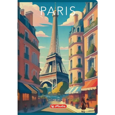 Herlitz Zeszyt Herlitz Retro City A5 60k. 70g linia (400196846) Herlitz Zeszyt Herlitz Retro City A5 60k. 70g linia (400196846)
