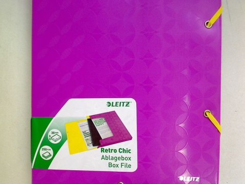 Leitz Teczka kartonowa na gumkę RETROCHIC A4 [mm:] 297 Leitz (PROMO)