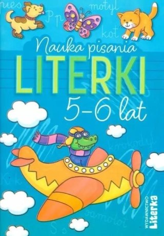 Literka Książeczka edukacyjna Literka Nauka pisania. Literki 5-6 lat