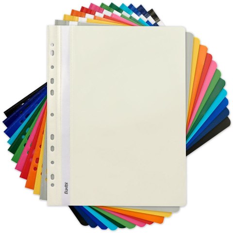 Bantex Skoroszyt Bantex wpinany A4 szary polipropylen PP (400076704)