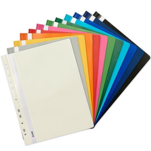 Bantex Skoroszyt Bantex wpinany A4 szary polipropylen PP (400076704)