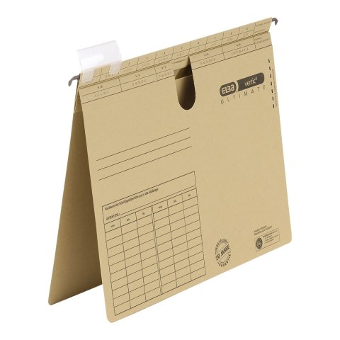 Elba Skoroszyt Elba Vertic Ultimate wiszący A4 brązowy karton 230g (100081039)