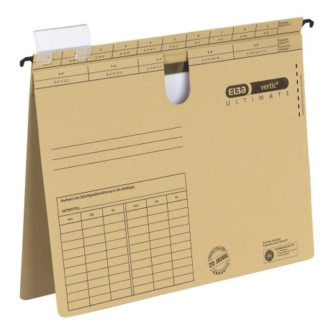 Elba Skoroszyt Elba Vertic Ultimate wiszący A4 brązowy karton 230g (100081039)