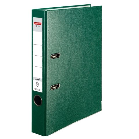 Herlitz Segregator dźwigniowy Q. file Standard 0011167509 A4 50mm zielony Herlitz (300003091)
