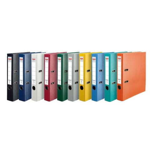 Herlitz Segregator dźwigniowy Herlitz Q. file Standard 0011178977 A4 50mm pomarańczowy (300003103)