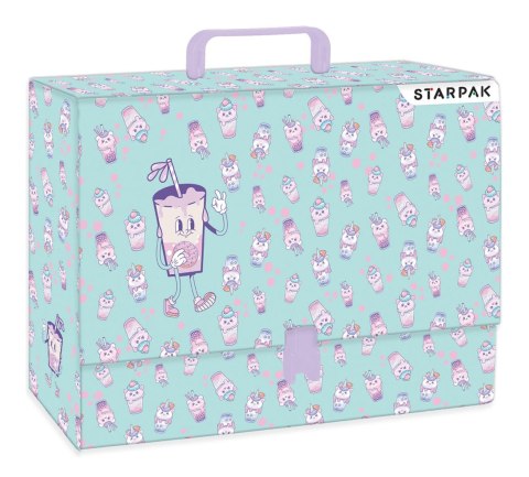 Starpak Teczka z szerokim grzbietem na klips BUBBLETEA A4 różne Starpak (559318) Starpak Teczka z szerokim grzbietem na klips BUBBLETEA A4 różne Starpak (559318)
