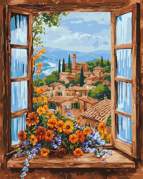 Ideyka Zestaw kreatywny Ideyka Malowanie Po Numerach 40x50 cm cudowny krajobraz (IY-KH3278)
