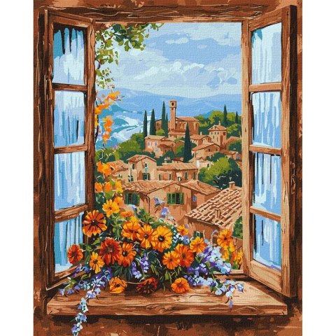 Ideyka Zestaw kreatywny Ideyka Malowanie Po Numerach 40x50 cm cudowny krajobraz (IY-KH3278)