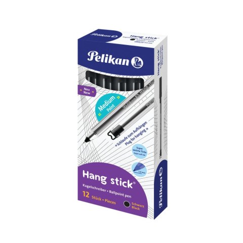 Pelikan Długopis Pelikan Hang Stick K86 czarny 1,0mm (400197415) Pelikan Długopis Pelikan Hang Stick K86 czarny 1,0mm (400197415)