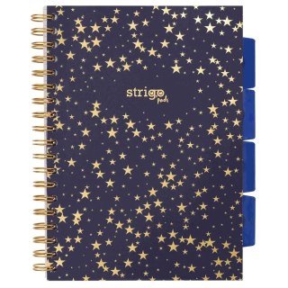 Strigo Kołozeszyt (kołobrulion) Strigo czarny GWIAZDY B5 100k. 80g krata (PADS008)