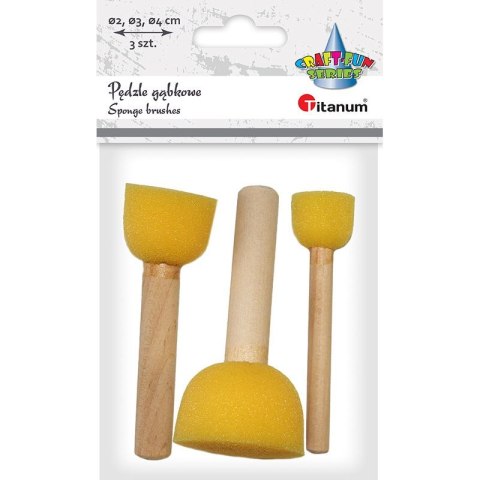 Titanum Pędzel Titanum Craft-Fun Series gąbka do malowania zestaw 3 szt. (hsm001) Titanum Pędzel Titanum Craft-Fun Series gąbka do malowania zestaw 3 szt. (hsm001)