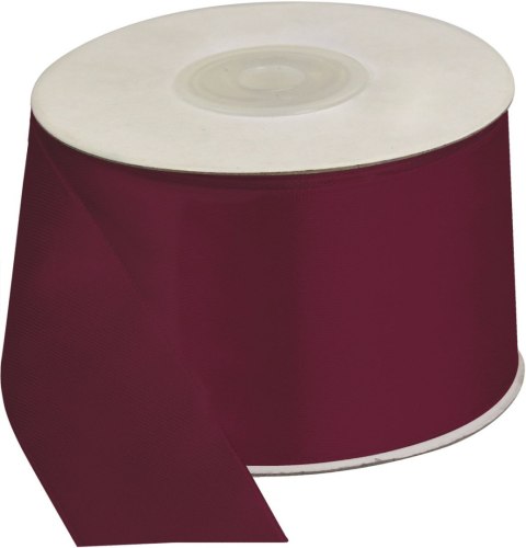 Titanum Wstążka Titanum Craft-Fun Series satynowa 50x25 [mm x m] bordowy (TS50-082)