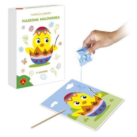 Alexander Książeczka edukacyjna kurczak wielkanocny paskowe malowanki Alexander