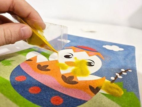 Alexander Książeczka edukacyjna kurczak wielkanocny paskowe malowanki Alexander