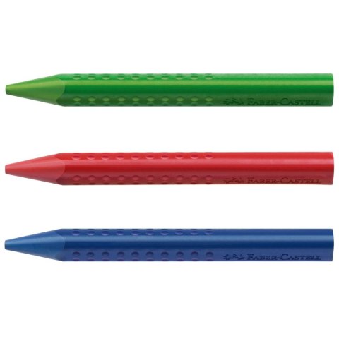 Faber Castell Kredki ołówkowe Faber Castell Jumbo wymazywalna 6 kol. (122540)