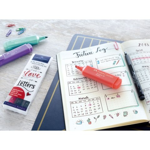 Faber Castell Zakreślacz Pastel wkład błękitny Faber Castell (FC154659)