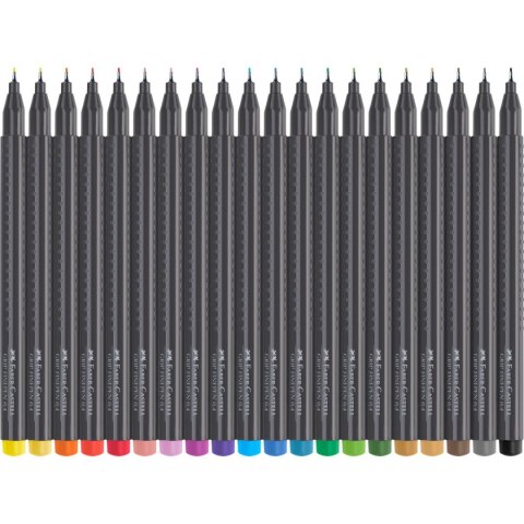 Faber Castell Cienkopisy Grip Faber-Castell 20 kolorów (FC151620) Faber Castell Cienkopisy Grip Faber-Castell 20 kolorów (FC151620)