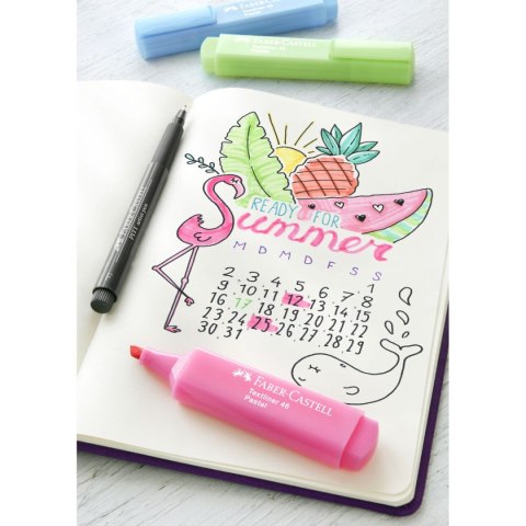 Faber Castell Zakreślacz Faber Castell Pastel różowy (FC154654)