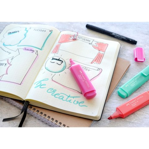 Faber Castell Zakreślacz Faber Castell Pastel różowy (FC154654)