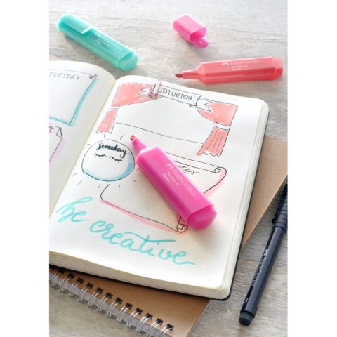 Faber Castell Zakreślacz Faber Castell Pastel różowy (FC154654)