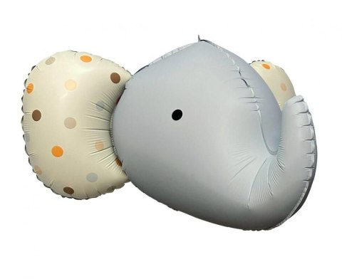 Godan Balon foliowy Godan Słoń 3D, szary matowy, 63x50 cm (BF-HSSM) Godan Balon foliowy Godan Słoń 3D, szary matowy, 63x50 cm (BF-HSSM)