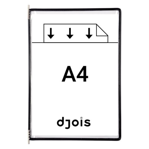 Tarifold Panele prezentacyjne Tarifold A4 10 sztuk kolor czarny