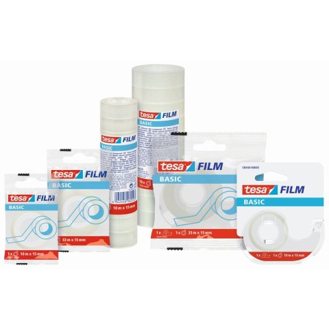 Tesa Podajnik do taśmy Tesa Basic z taśmą przezroczysty (58549-0000-00) Tesa Podajnik do taśmy Tesa Basic z taśmą przezroczysty (58549-0000-00)