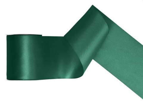 Titanum Wstążka Titanum Craft-Fun Series satynowa 100x25 [mm x m] zielony butelkowy (TS100-012B)