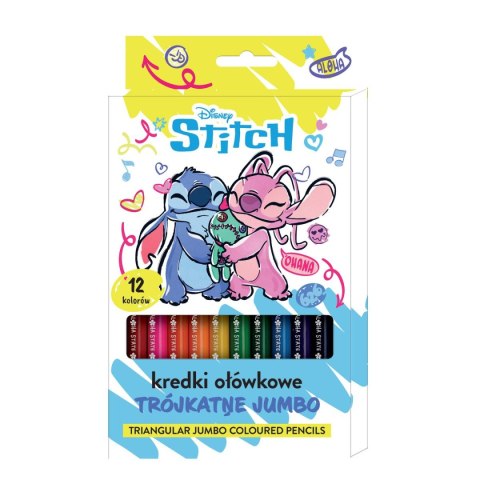 Beniamin Kredki ołówkowe Beniamin Stitch trójkątne jumbo 12 kol. Beniamin Kredki ołówkowe Beniamin Stitch trójkątne jumbo 12 kol.
