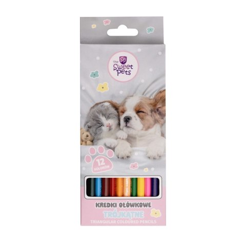 Beniamin Kredki ołówkowe Beniamin The Sweet Pets trójkątne 12 kol. Beniamin Kredki ołówkowe Beniamin The Sweet Pets trójkątne 12 kol.