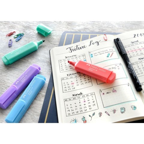 Faber Castell Zakreślacz Faber Castell Pastel mix 5mm (FC154681) Faber Castell Zakreślacz Faber Castell Pastel mix 5mm (FC154681)