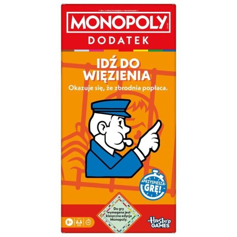 Hasbro Gra planszowa Hasbro Monopoly Dodatek Idź do Więzienia (G0719) Hasbro Gra planszowa Hasbro Monopoly Dodatek Idź do Więzienia (G0719)