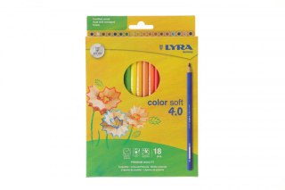 Lyra Kredki ołówkowe Lyra SOFT 4.0 18 kol. (L2421180)