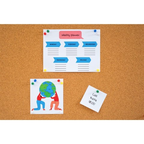 Memoboards Tablica korkowa Memoboards w drewnianej ramie [mm:] 800x600 (TC86)