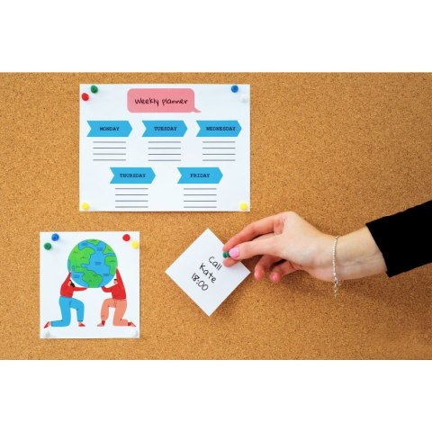 Memoboards Tablica korkowa Memoboards w drewnianej ramie [mm:] 800x600 (TC86)