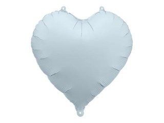 Partydeco Balon foliowy Partydeco serce mglisty niebieski, 45cm 18cal (FB9T-093)