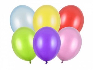 Partydeco Balon gumowy Partydeco Strong Metal mix 300mm (SB14M-000-50)