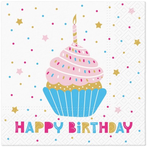 Paw Serwetki Paw TaT Birthday Muffin mix bibuła [mm:] 330x330 (TL128000)