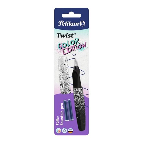 Pelikan Pióro wieczne Pelikan Twist biało-czarne (300010108) Pelikan Pióro wieczne Pelikan Twist biało-czarne (300010108)