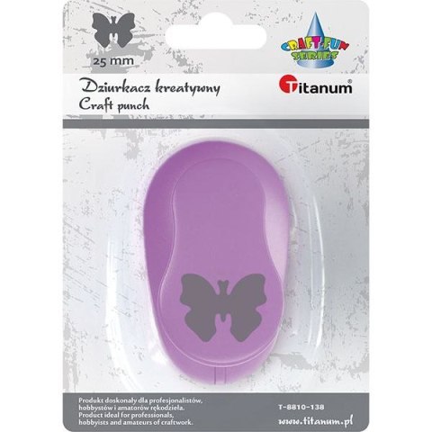 Titanum Dziurkacz ozdobny Titanum Craft-Fun Series 25mm motyl (T-8810-138) Titanum Dziurkacz ozdobny Titanum Craft-Fun Series 25mm motyl (T-8810-138)